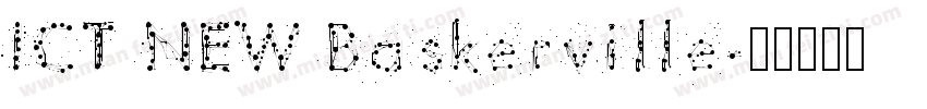ICT NEW Baskerville字体转换